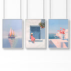 White Frame / A4 8.27 x 11.69 in / 21 x 29.7 cm / Satin Photo Paper 280 gsm