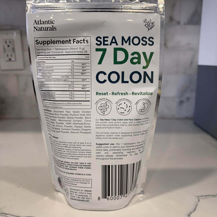 Atlantic Naturals Sea Moss Digestive Support Drink Mix – Pineapple 14oz (7-Day)