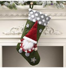 Christmas Decorative Supplies Lambswool Three-dimensional Christmas Socks