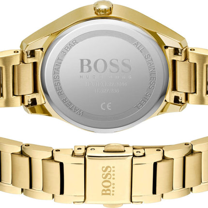 Hugo Boss Women's 1502584 Grand Course Quartz Gold-Tone Stainless Steel Watch