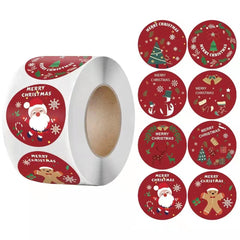Christmas Decoration Gift Wrap Stickers