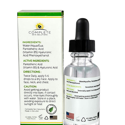 Advanced B5 Gel with Hyaluronic Acid 1 oz - Hydrating Vitamin B5 Serum