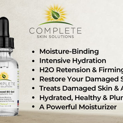 Advanced B5 Gel with Hyaluronic Acid 1 oz - Hydrating Vitamin B5 Serum