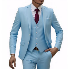 European And American Men's New Business Casual Suit Set