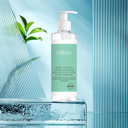 Pore Control Cream Cleanser with Salicylic Acid & Niacinamide 200ml