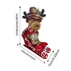 Christmas Decorations Sled Doll Sitting Posture