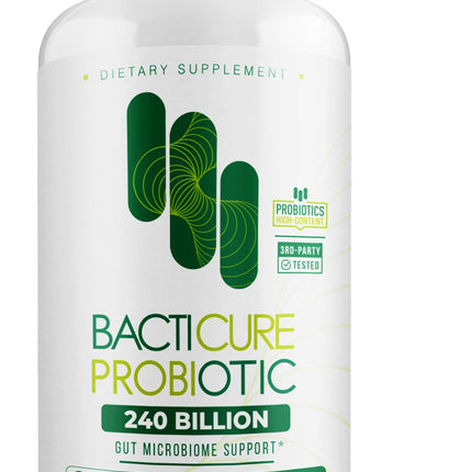 BACTICURE Original Natural Probiotic Capsule – Probiotic Supplement, 60 Count