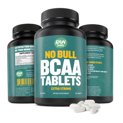 BCAA Tablets 1000 mg – 120 Pills for Muscle Recovery & Energy | Vegan, Non-GMO