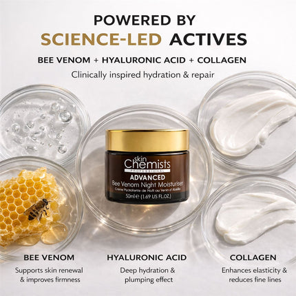 SC Pro-5 Collagen Bee Venom Night Moisturiser 50ml