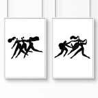 White Frame / A4 8.27 x 11.69 in / 21 x 29.7 cm / Satin Photo paper 280 gsm
