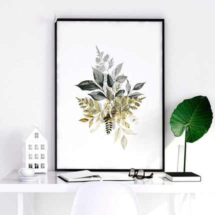 Artwork for Bedroom Walls | Grey Set of 3 Prints