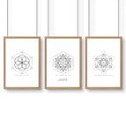 Oak Frame / A4 8.27 x 11.69 in / 21 x 29.7 cm / Satin Photo Paper 280 gsm