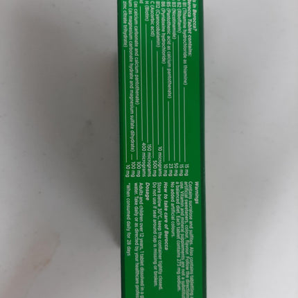 Berocca Energy Mango-Orange Flavor Effervescent Tablets – Vitamin B & C, 45 Count