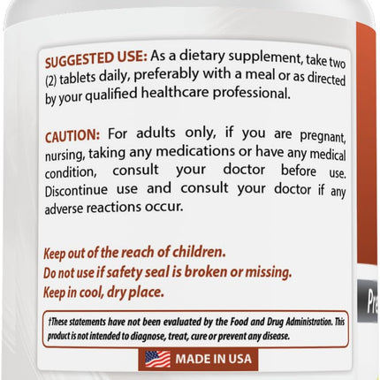Best Naturals Calcium Magnesium Potassium - 120 Tablets (Pack of 2) | Non-GMO & Gluten Free