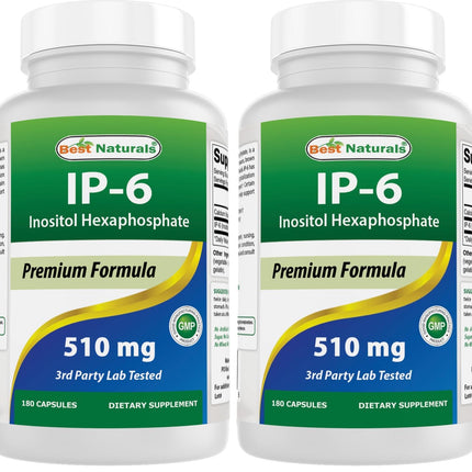 Best Naturals IP-6 510 mg 180 Capsules – Pack of 2