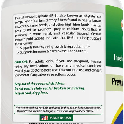 Best Naturals IP-6 510 mg 180 Capsules – Pack of 2