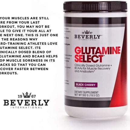 Beverly International Glutamine Select – 60 Servings | L-Glutamine & BCAAs