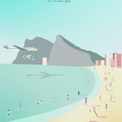 Gibraltar, The view from Spain