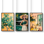 Black Frame / A4 8.27 x 11.69 in / 21 x 29.7 cm / Satin Photo Paper 280 gsm