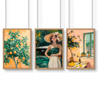 Oak Frame / A4 8.27 x 11.69 in / 21 x 29.7 cm / Satin Photo Paper 280 gsm
