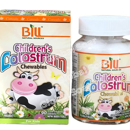 Bill Beauty Children's Colostrum Chewables, 90 Count – Immune Support