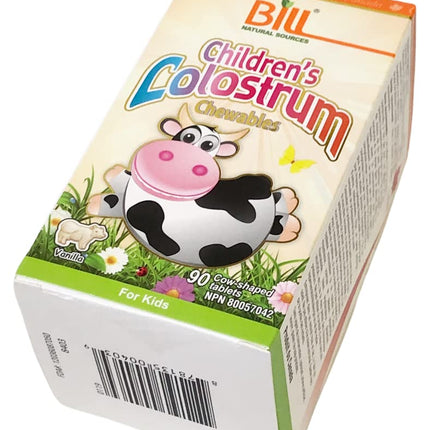 Bill Beauty Children's Colostrum Chewables, 90 Count – Immune Support
