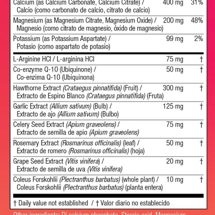 Bio Nutrition Blood Pressure Wellness 60 Tablets (2 Pack) - Supports Healthy Circulation