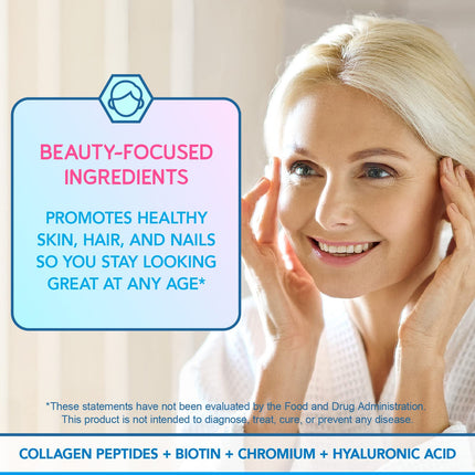 BioEmblem Beauty Probiotics for Women – 35B CFU, 14 Strains, Biotin & Collagen, 90 Caps