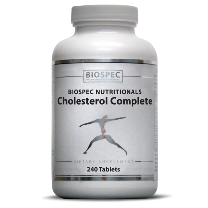 BIOSPEC NUTRITIONALS Cholesterol Complete - Natural Cholesterol & Heart Health Support (Red Yeast Rice, CO-Q-10, Hawthorn, Magnesium) 240 Tablets