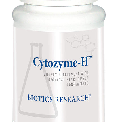 Cytozyme-H Glandular Cardiovascular Support – Bovine Heart Concentrate (60 Tabs) | Biotics Research