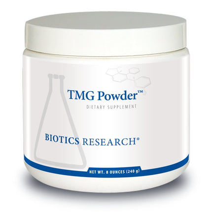 Biotics Research TMG Powder – Trimethylglycine (Betaine), 8 oz (240 g) | Methyl Donor & Vascular Support