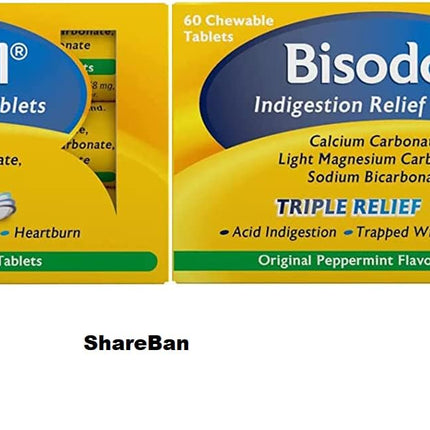 Bisodol Indigestion Relief Tablets X 100 – Rapid Triple Action