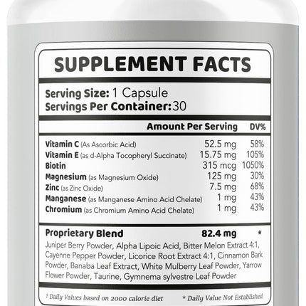 (2 Pack) Blood Stabilizer Supplement – Original Blood Stabilizer, Advanced Blood Formula, 60 Capsules