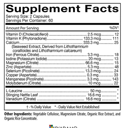 D'Adamo Personalized Nutrition - Optimal Health Stack (Blood Type O) | Polyvite O & Phytocal O
