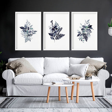 Botanical artwork | set of 3 wall art prints