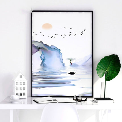 Japan art work | set of 3 framed wall art