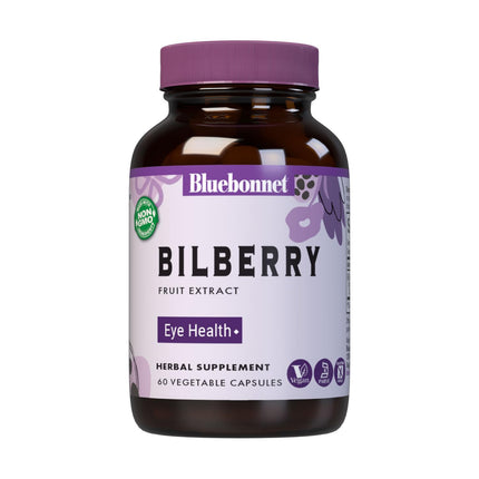 BlueBonnet Bilberry Fruit Extract Supplement, 60 Count – Eye Health, Vegan