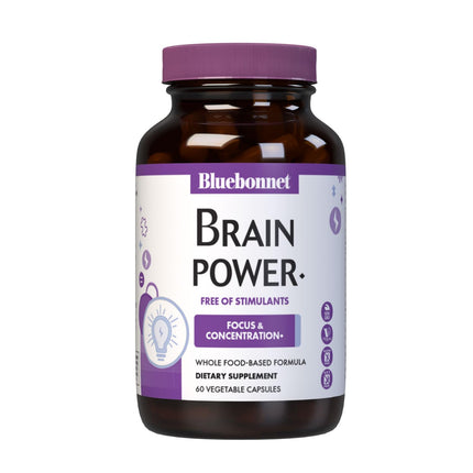 Bluebonnet BrainPower – Whole Food Nootropics for Brain Health