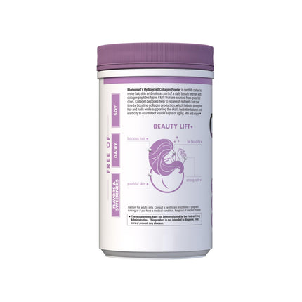 BlueBonnet Nutrition Hydrolyzed Collagen Powder - Supports Hair, Skin & Nails | Grass-Fed, Soy-Free, Gluten-Free, Non-GMO | 10.58 oz