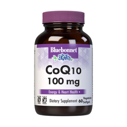 Bluebonnet CoQ-10 100 mg Vegetarian Softgels – 60 Count