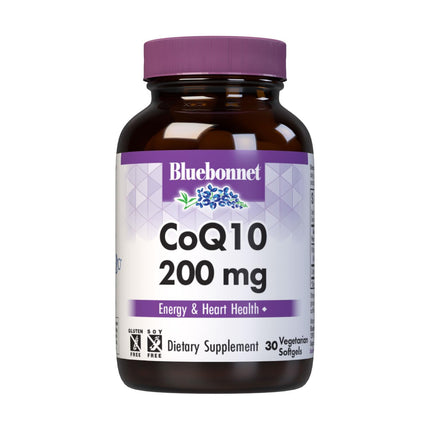 BlueBonnet CoQ-10 Vegetarian Softgels 200 mg – 60 Count | Energy & Heart Support