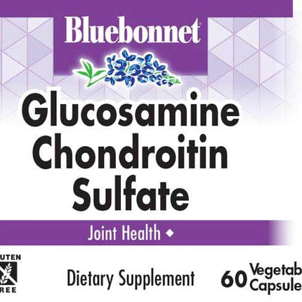 BlueBonnet Glucosamine Chondroitin Sulfate Supplement - 60 Count | Joint Health