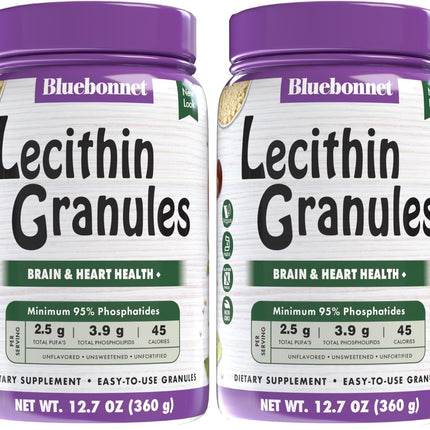 BlueBonnet Super Earth Lecithin Granules – Non-GMO Soy, Gluten-Free, Vegan, Kosher, No Sugar Added, 12.7 oz (Pack of 2)