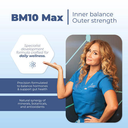 BM10 Max Boron Supplement – Hair, Skin & Nails | Michelle Peiret | 60 Veg Caps