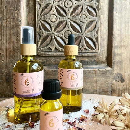 Personalised Body Care Set 100ml – Nourished & Glowing Skin with Your Choice of Carrier Oil, Mist & Essential Oil Blend