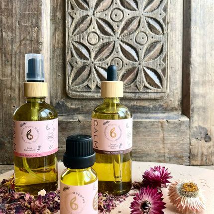 Personalised Body Care Set 100ml – Nourished & Glowing Skin with Your Choice of Carrier Oil, Mist & Essential Oil Blend