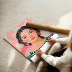 Unframed / A4 8.27 x 11.69 in / 21 x 29.7 cm / Satin Photo Paper 280 gsm
