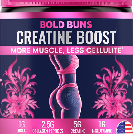 Bold Buns Creatine for Women – Booty Builder with Collagen & BCAA