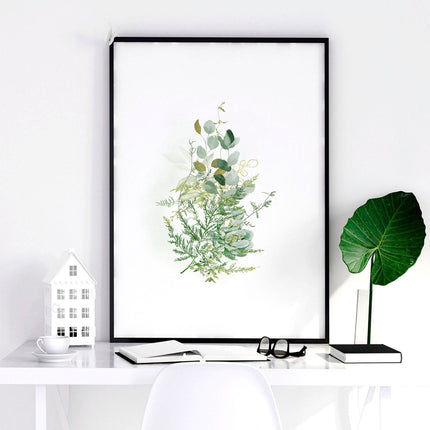 Wall decor home office | Set of 3 framed wall art prints