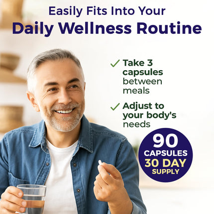 Probiotic & Prebiotic Supplement – 5 Billion CFU, 6 Strains | Digestive & Immunity Support